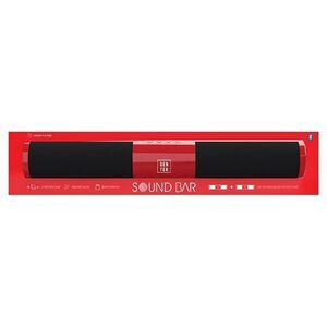 Gentek S14 Soundbar Red Wireless Speaker Bluetooth 6 Hours Playtime Battery NEW